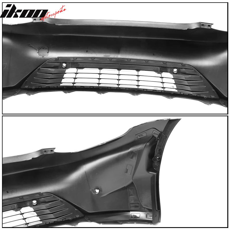 2017-2023 Tesla 3 Unpainted Black Front Bumper Shield Guard Cover PP - Image 11