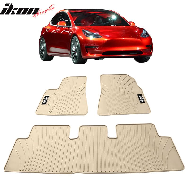 2017-2023 Tesla Model 3 Floor Mats Carpets - Image 6