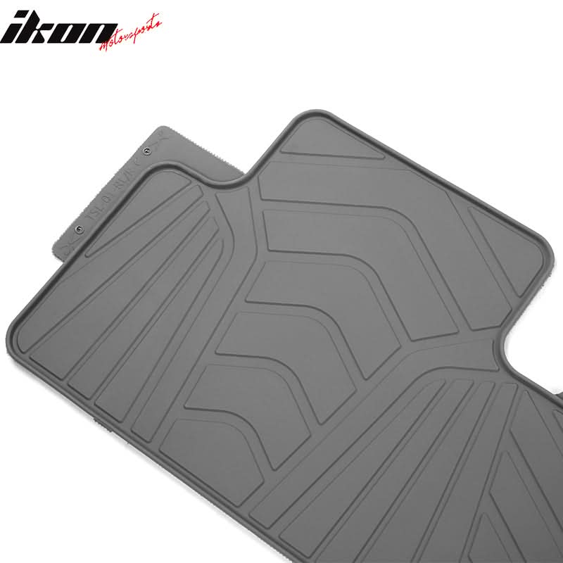 2017-2023 Tesla Model 3 Heavy Duty Latex Floor Mats 3PC Set - Image 9
