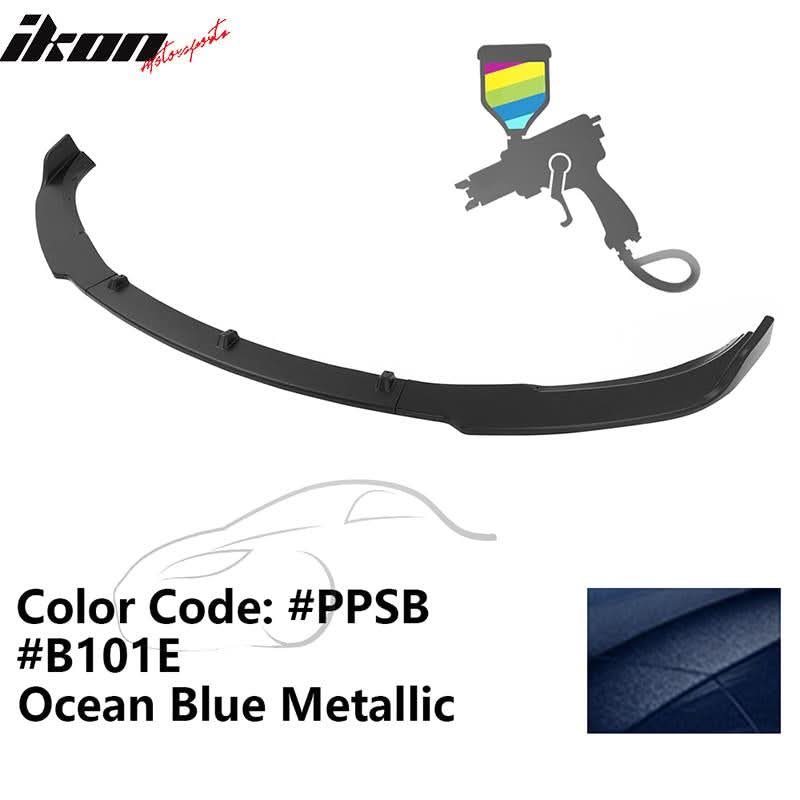 2017-2023 Tesla Model 3 IKON Style Painted Front Bumper Lip PP - Image 3