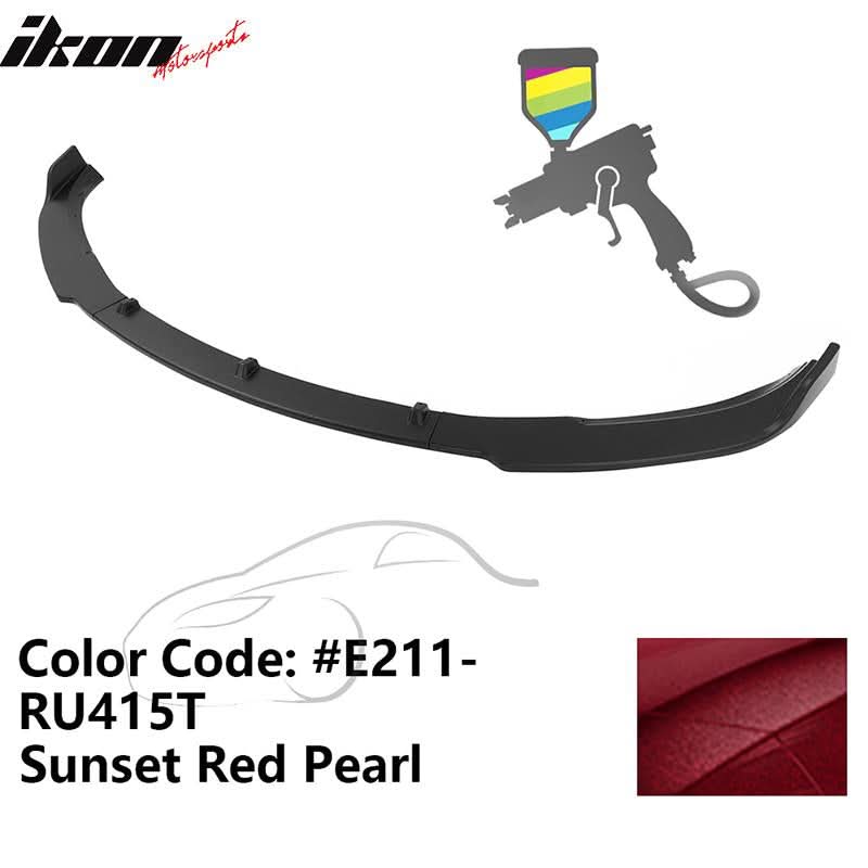2017-2023 Tesla Model 3 IKON Style Painted Front Bumper Lip PP - Image 5