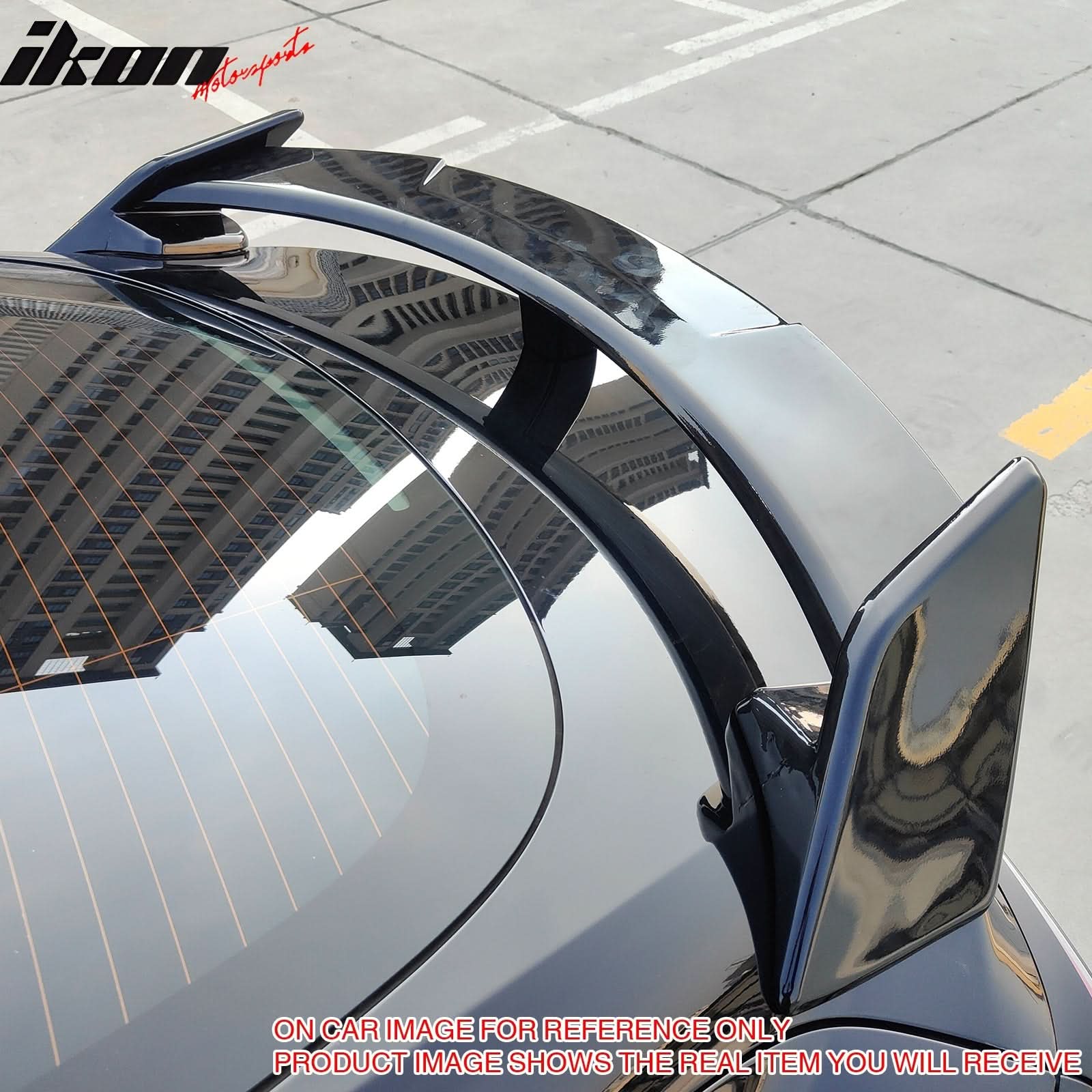 2017-2024 Tesla Model 3 GT Style Matte Black Rear Trunk Spoiler ABS - Image 4