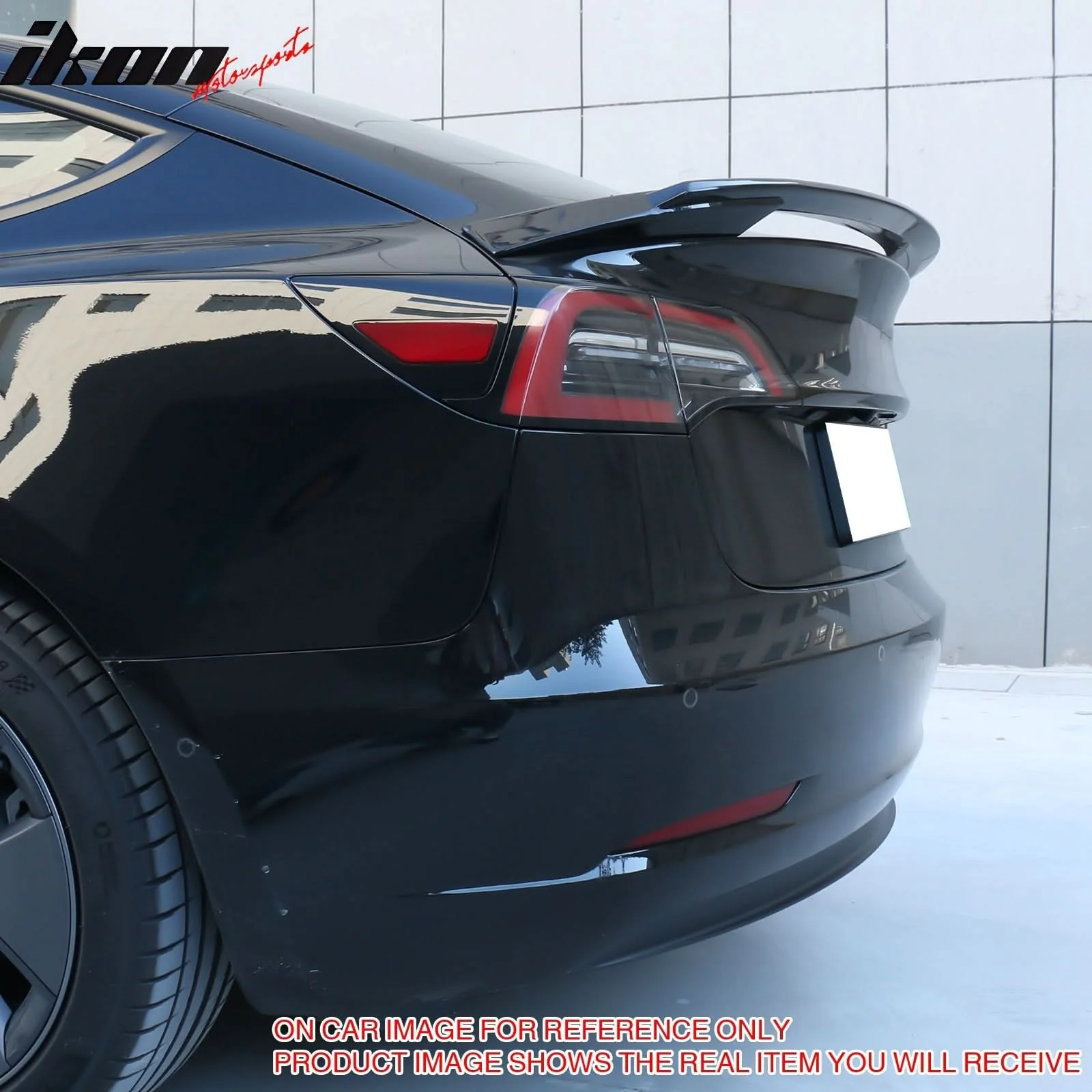 2017-2025 Tesla Model 3 Sport Style Trunk Spoiler ABS - Image 6