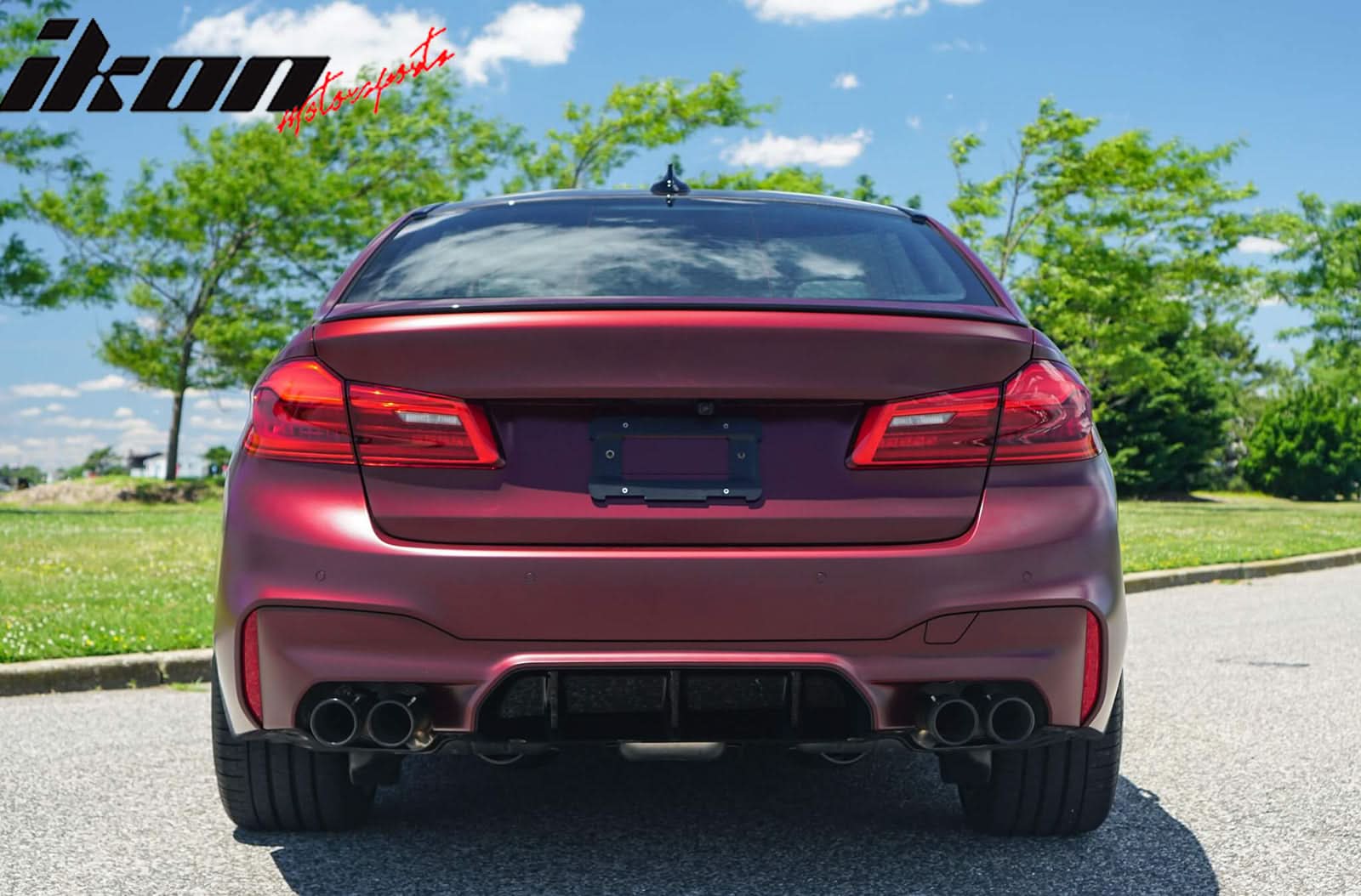 2017-23 BMW G30 5 Series F90 M5 Style Rear Spoiler Unpainted ABS - Image 3