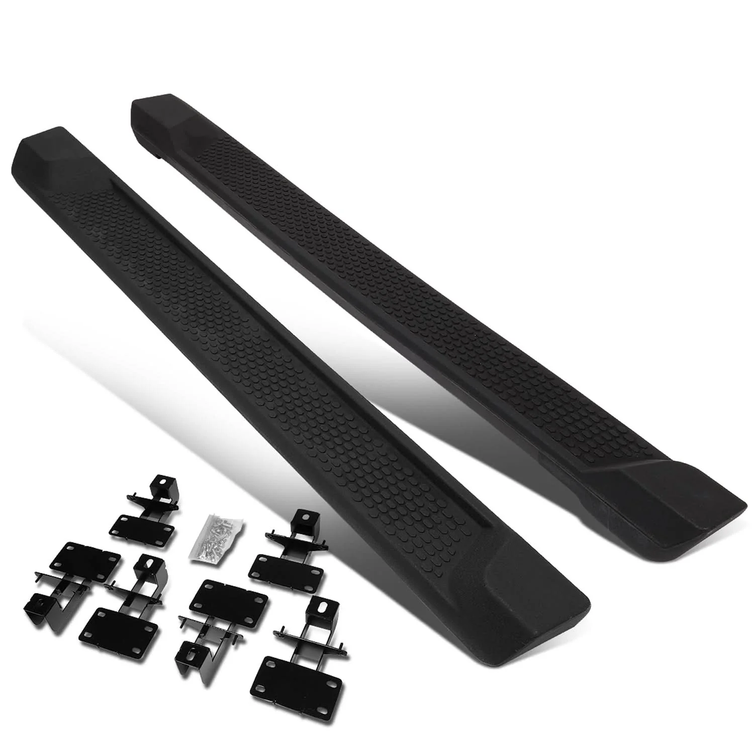 2018-2019 Jeep Wrangler 4-Door 4.5" Nerf Bars - Black - Image 2