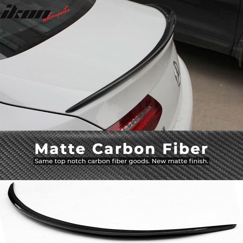 2018-2019 Mercedes-Benz E-Class AMG Style Trunk Spoiler Carbon Fiber - Image 5