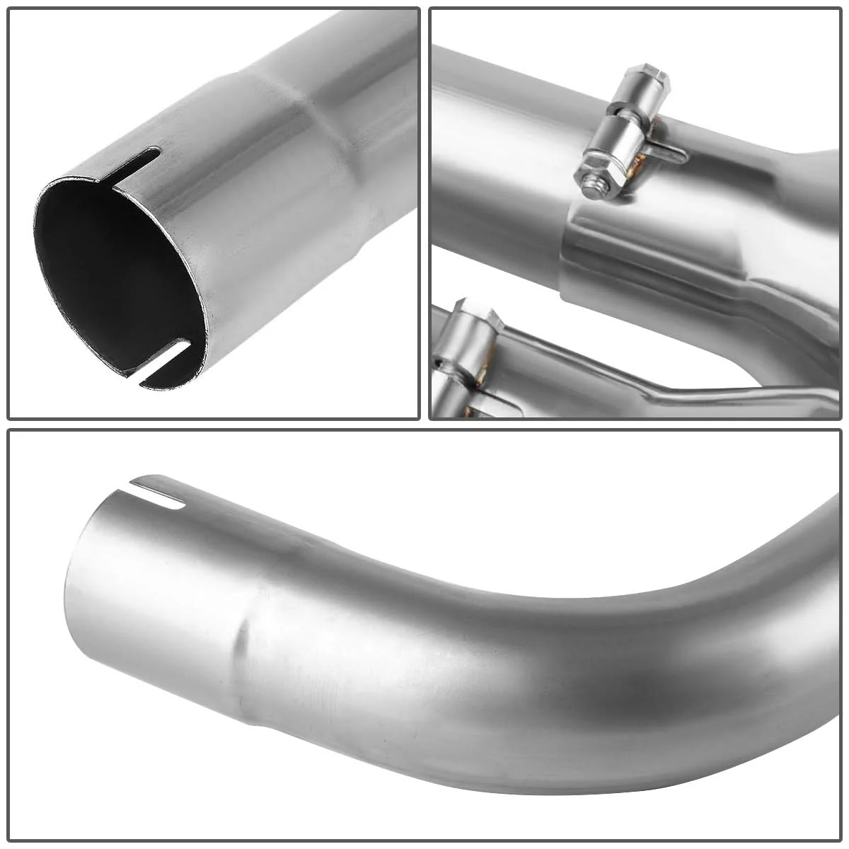 2018-2020 Ford Mustang 5.0L Axleback Exhaust Dual Rolled Tip Stainless Steel - Image 5
