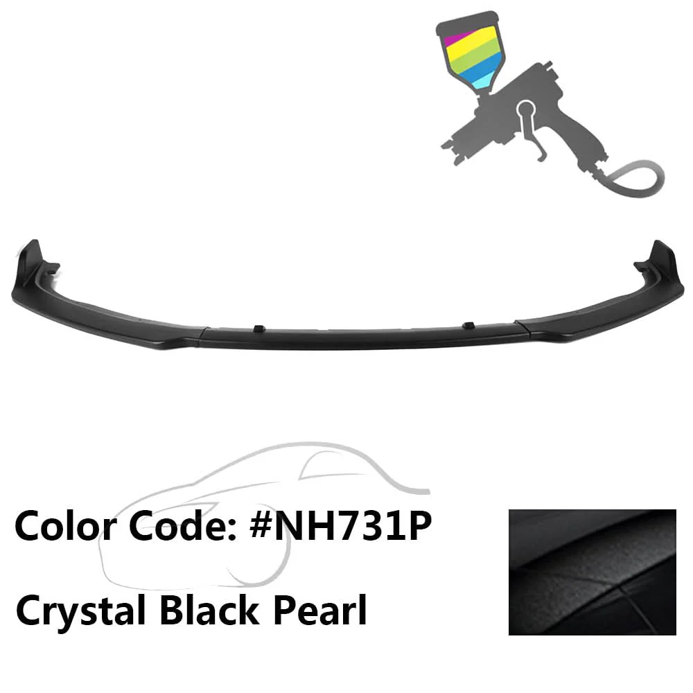 2018-2020 Honda Accord OE Style Front Bumper Lip 3PC PP - Image 7