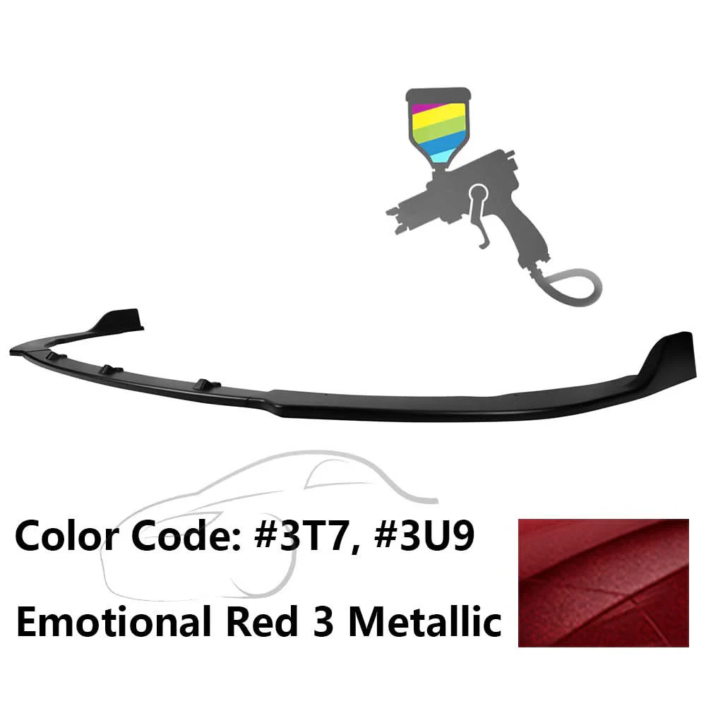 2018-2020 Toyota Camry SE Style 3PCS Front Bumper Lip PP - Image 23