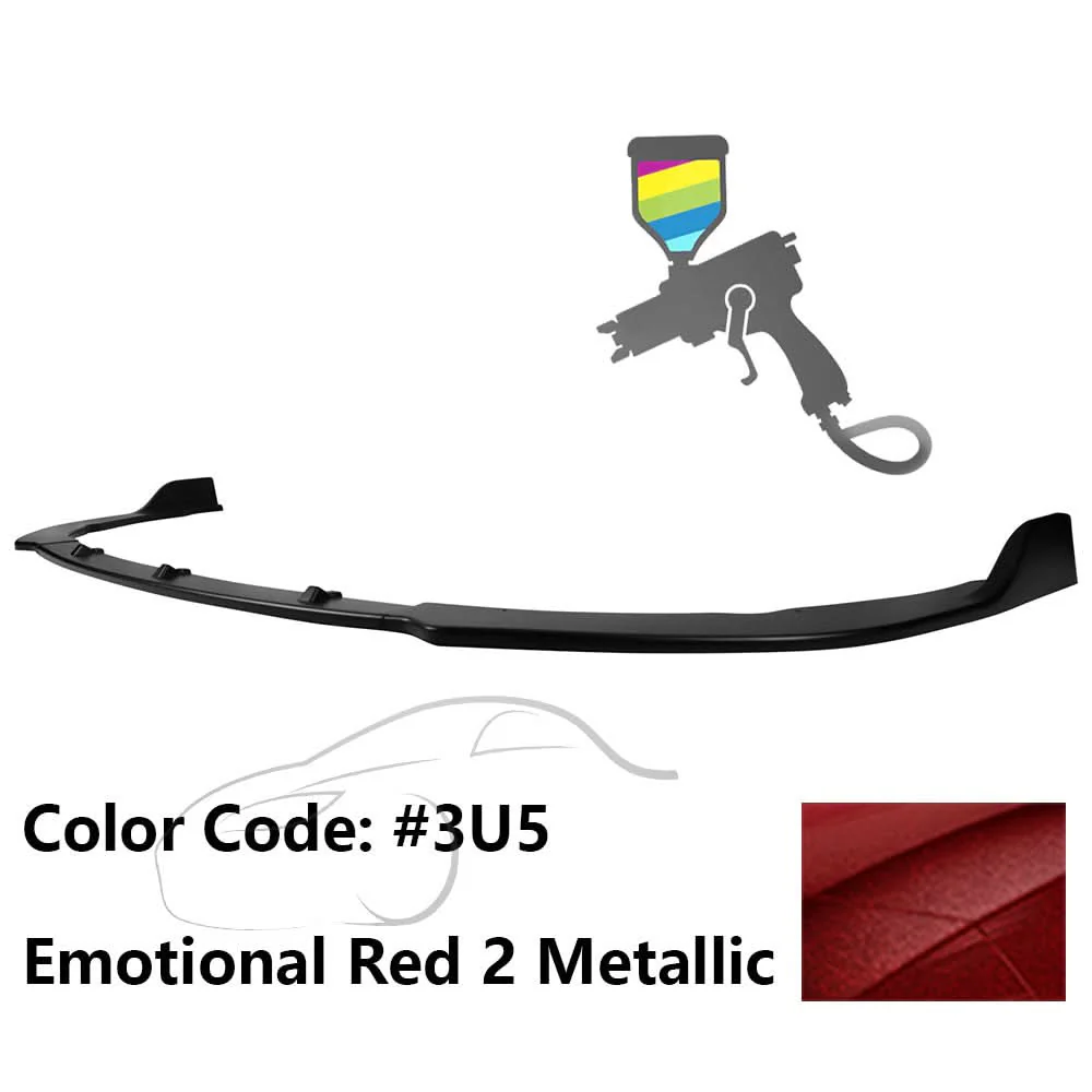 2018-2020 Toyota Camry SE Style 3PCS Front Bumper Lip PP - Image 27