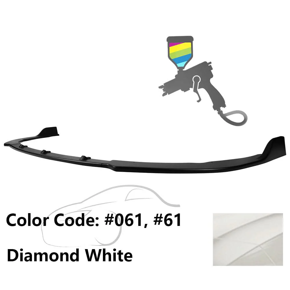 2018-2020 Toyota Camry SE Style 3PCS Front Bumper Lip PP - Image 8