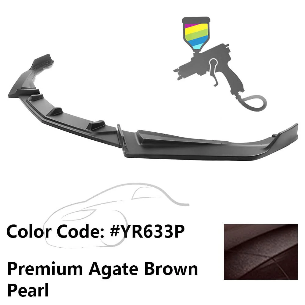 2018-2021 Honda Accord IKON V2 Style Front Bumper Lip PP - Image 83