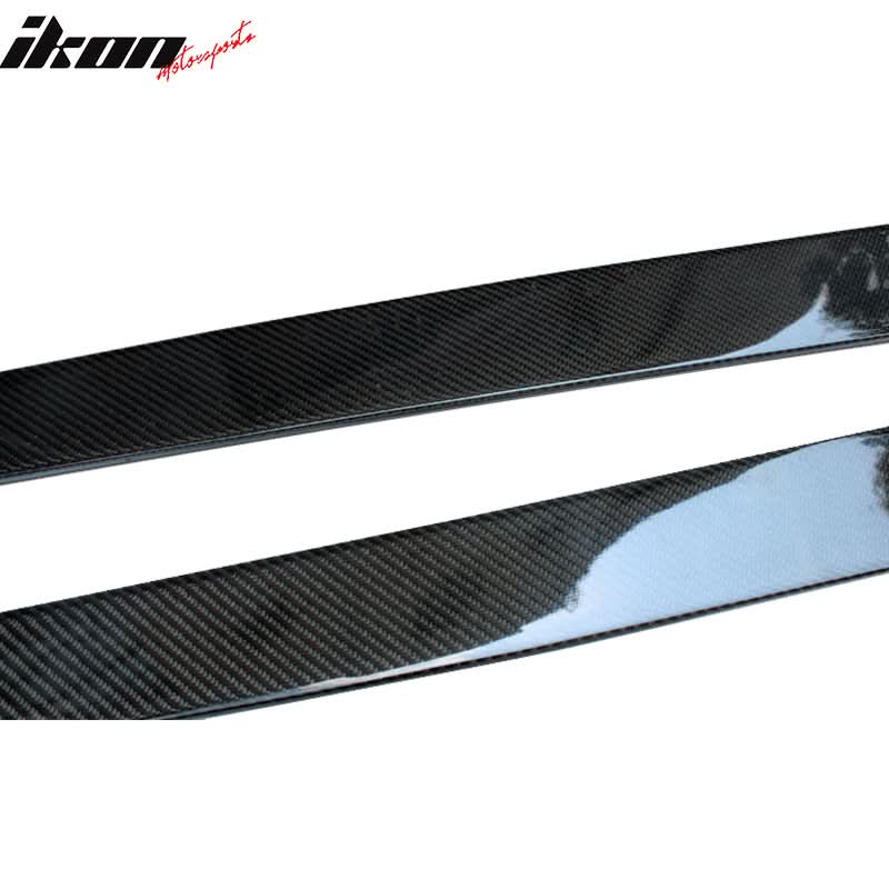 2018-2021 Kia Stinger Flat Bottom Line Lip Carbon Side Skirt Extension - Image 7