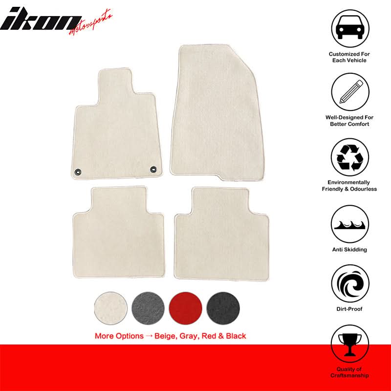 2018-2022 Honda Accord Car Floor Mats Carpet 4PC Nylon - Image 10