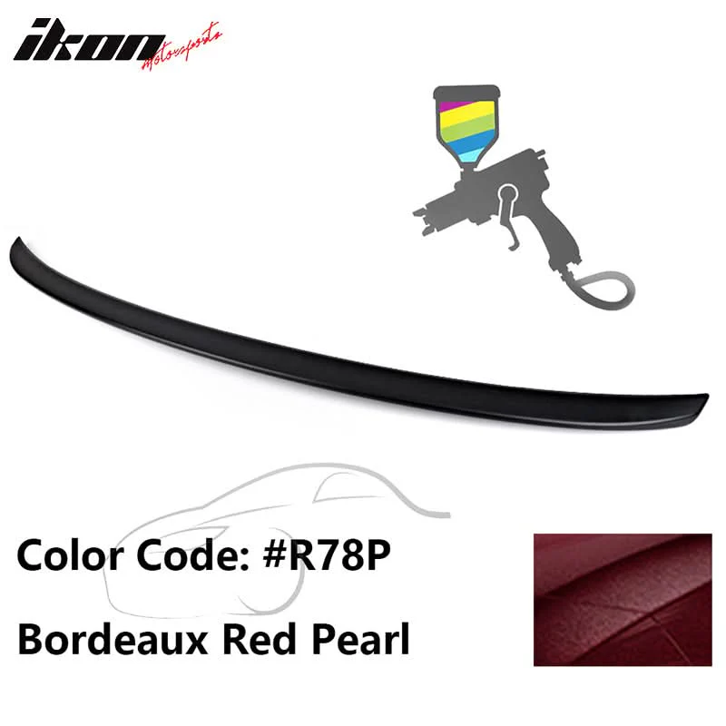 2018-2022 Honda Accord Carbon Fiber Print 4Dr Rear Trunk Spoiler ABS - Image 10