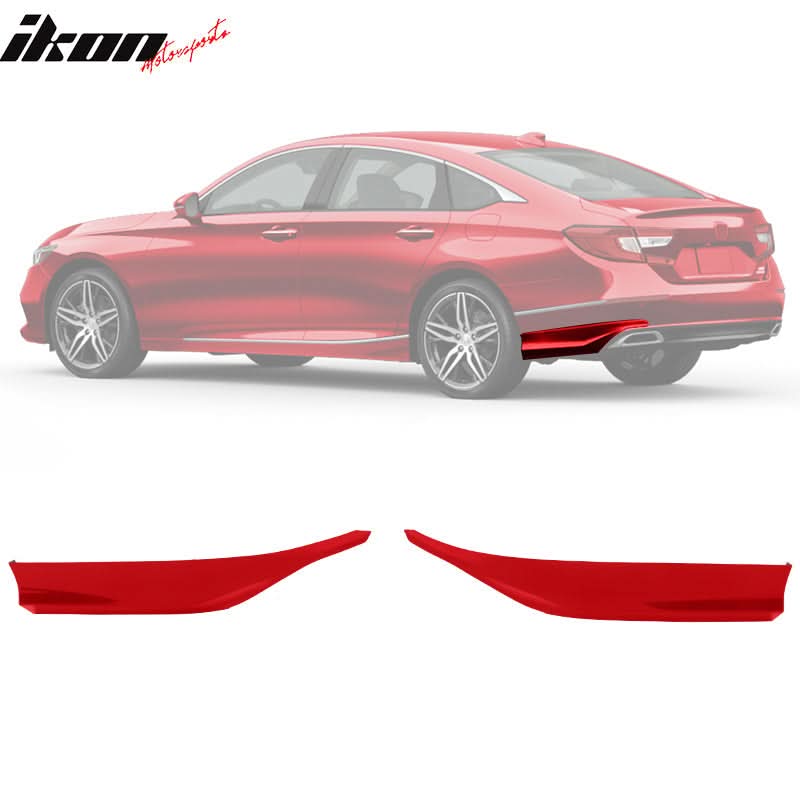 2018-2022 Honda Accord IKON V2 Rear Bumper Aprons PP - Image 11