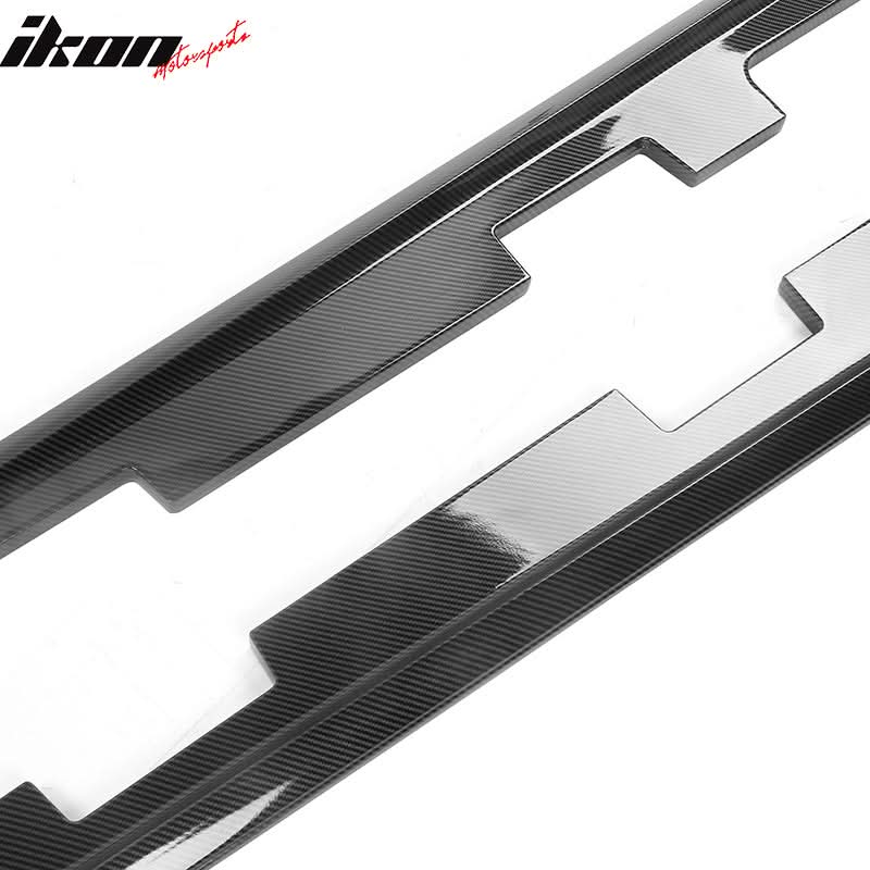 2018-2022 Honda Accord Side Skirts Extension ABS Carbon Fiber Print - Image 9