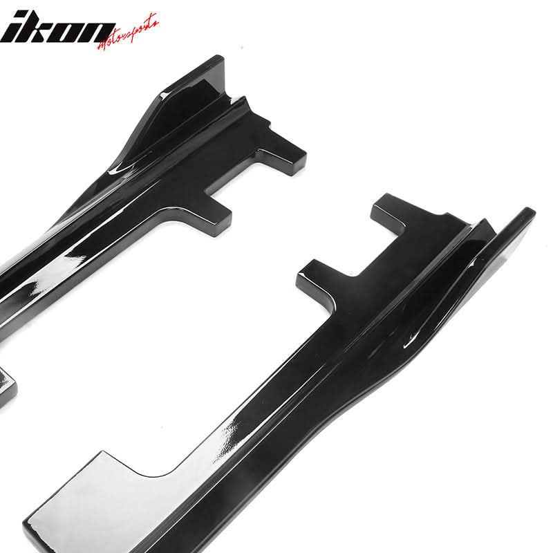 2018-2022 Honda Accord Side Skirts Extension Rocker ABS Gloss Black - Image 8