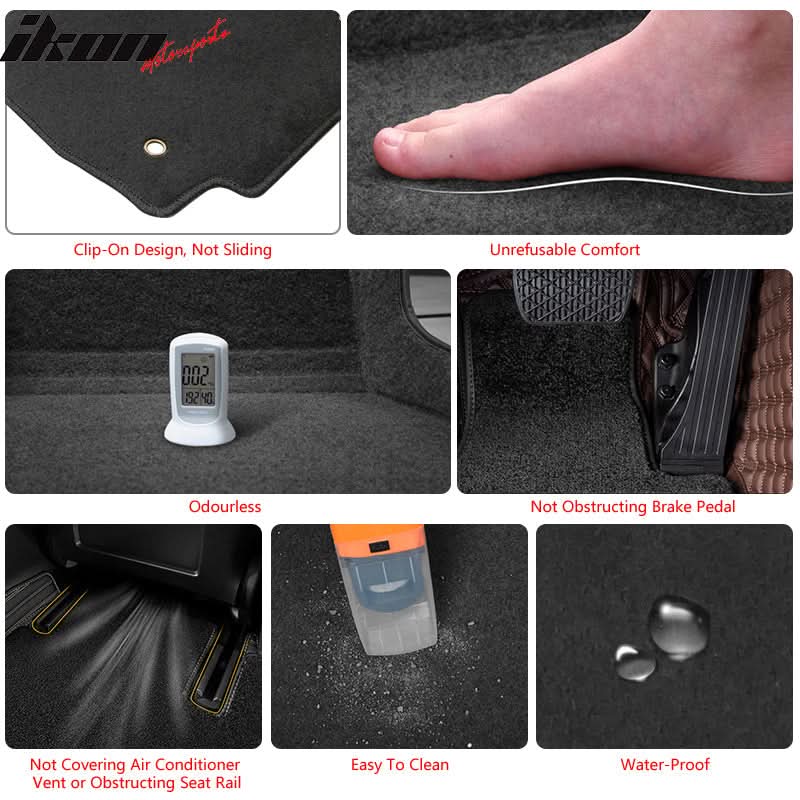 2018-2023 Benz W238 E-Class Nylon Floor Mats Front Rear Carpets - Image 8