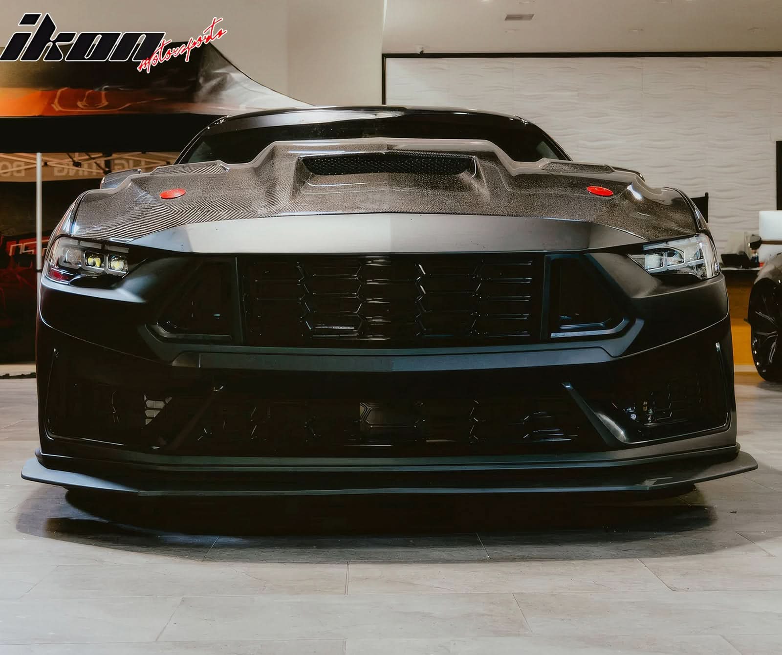 2018-2023 Ford Mustang Dark Horse Style Front Bumper Conversion Kit PP - Image 2