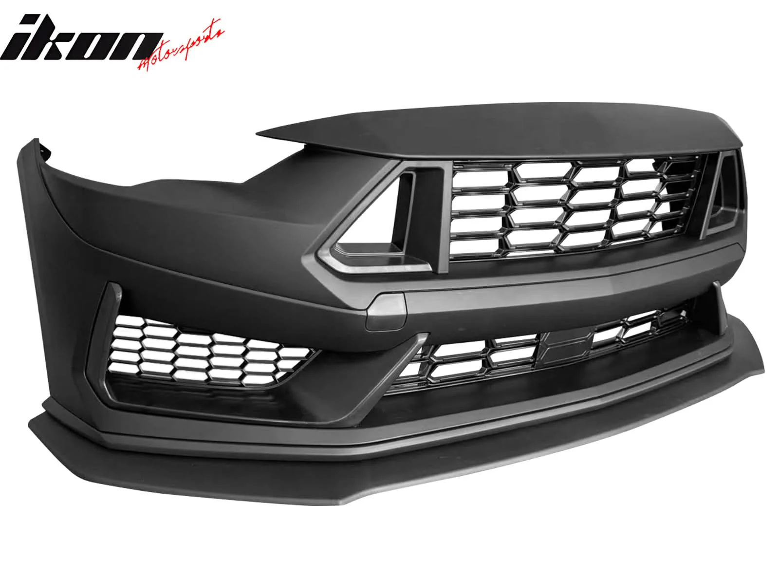 2018-2023 Ford Mustang Dark Horse Style Front Bumper Conversion Kit PP - Image 4
