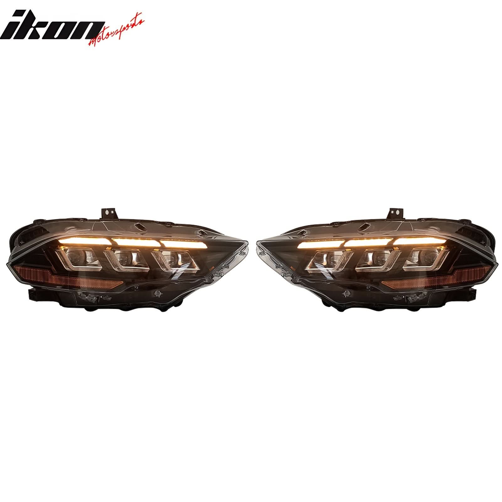 2018-2023 Ford Mustang EcoBoost GT V6 2024 Style Switchback Headlights - Image 8
