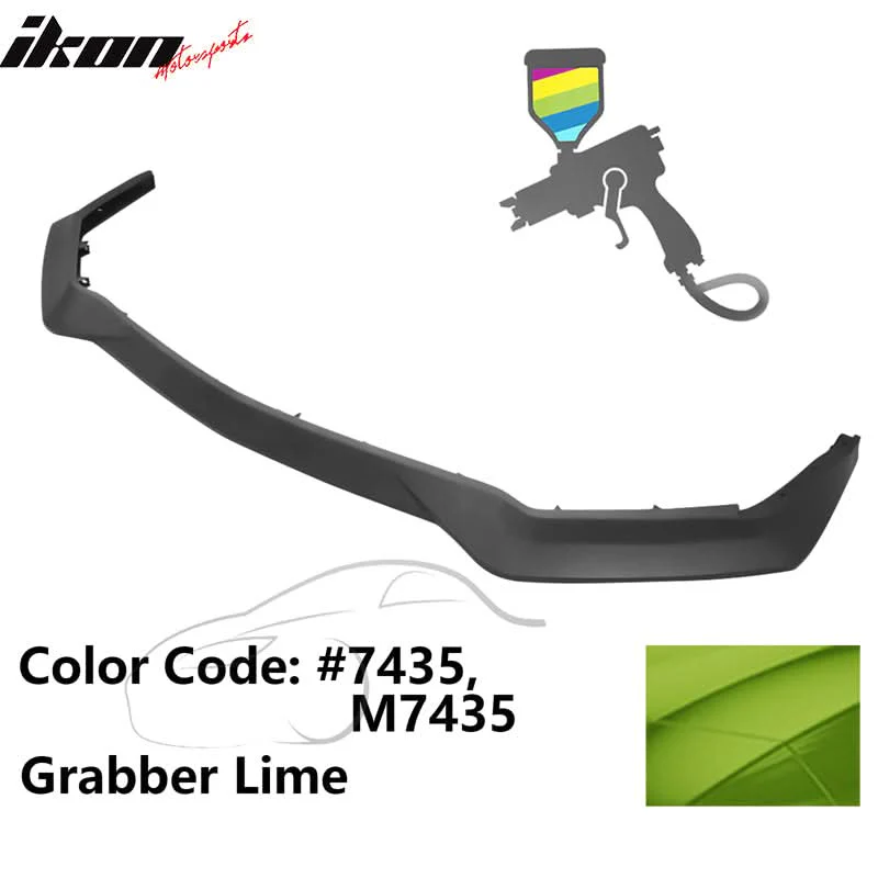 2018-2023 Ford Mustang GT R Spec Style Front Bumper Lip Splitter PP - Image 35