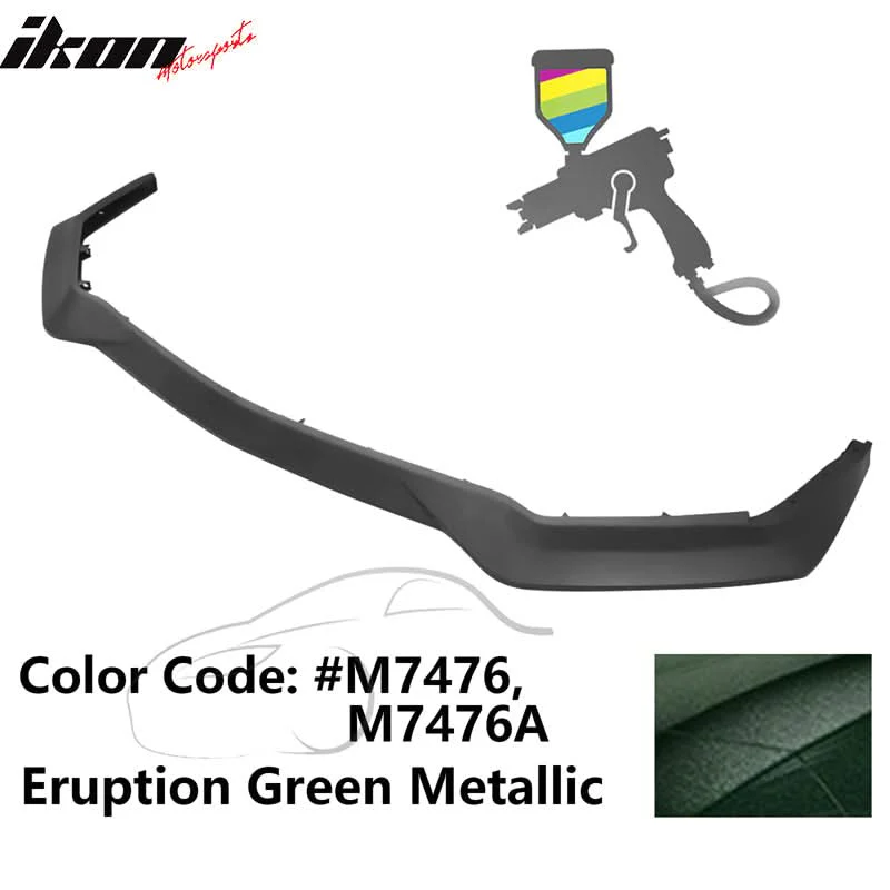 2018-2023 Ford Mustang GT R Spec Style Front Bumper Lip Splitter PP - Image 45