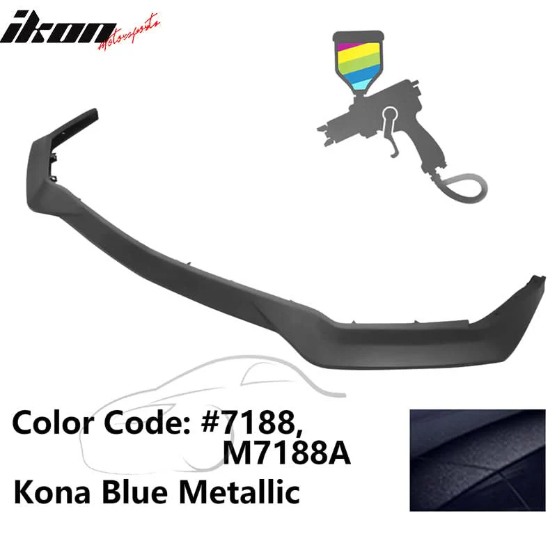 2018-2023 Ford Mustang GT R Spec Style Front Bumper Lip Splitter PP - Image 9
