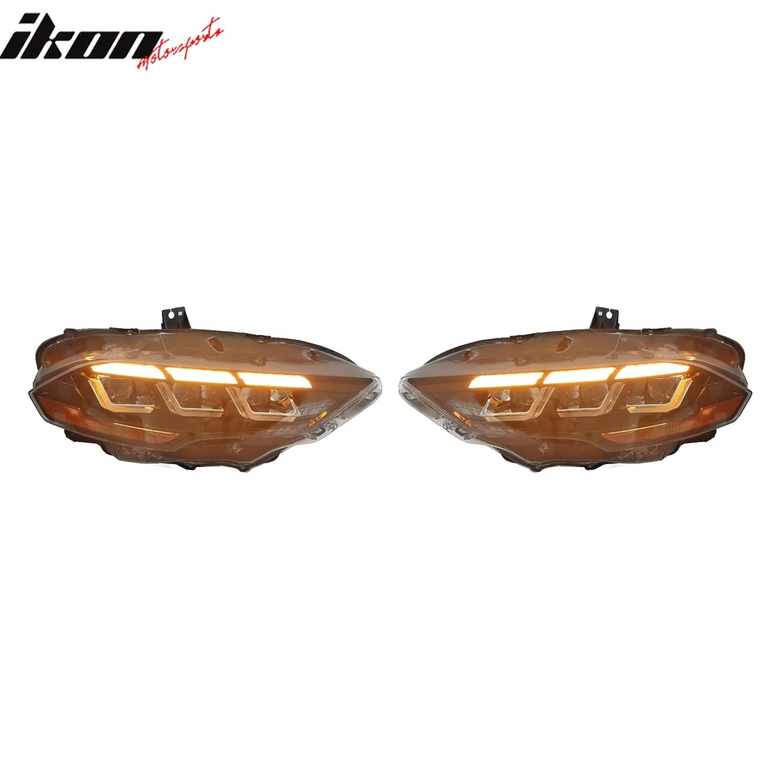 2018-2023 Ford Mustang Mach 1 Front Bumper Cover LED Grille Headlights - Image 10