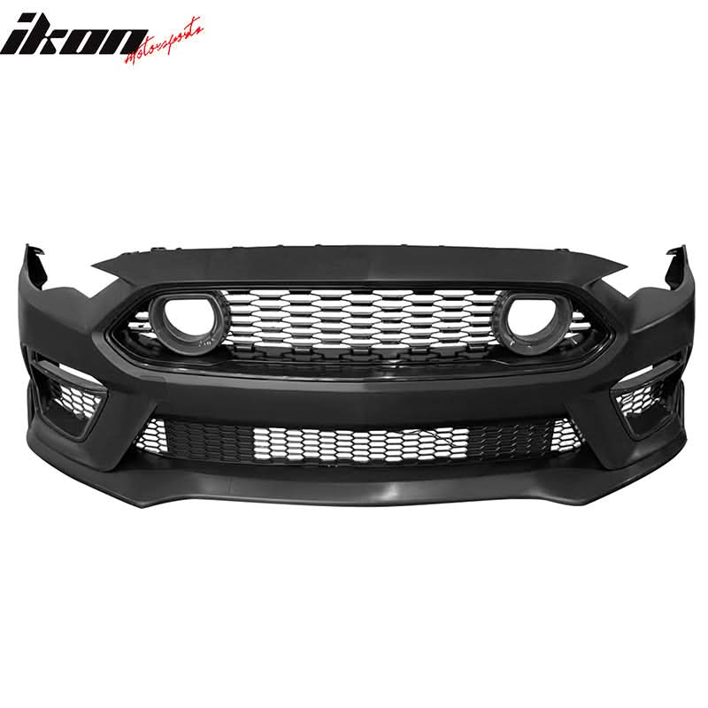 2018-2023 Ford Mustang Mach 1 Front Bumper Cover LED Grille Headlights - Image 4