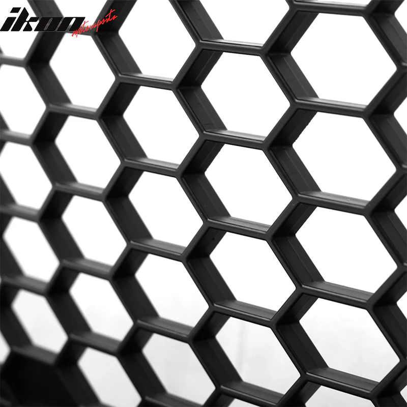 2018-2023 Ford Mustang Mesh Style Black Upper Grille ABS Plastic - Image 5