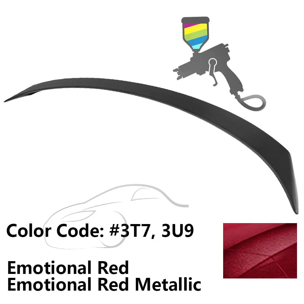 2018-2023 Toyota Camry Flush Mount painted Rear Trunk Wing Spoiler - Image 17