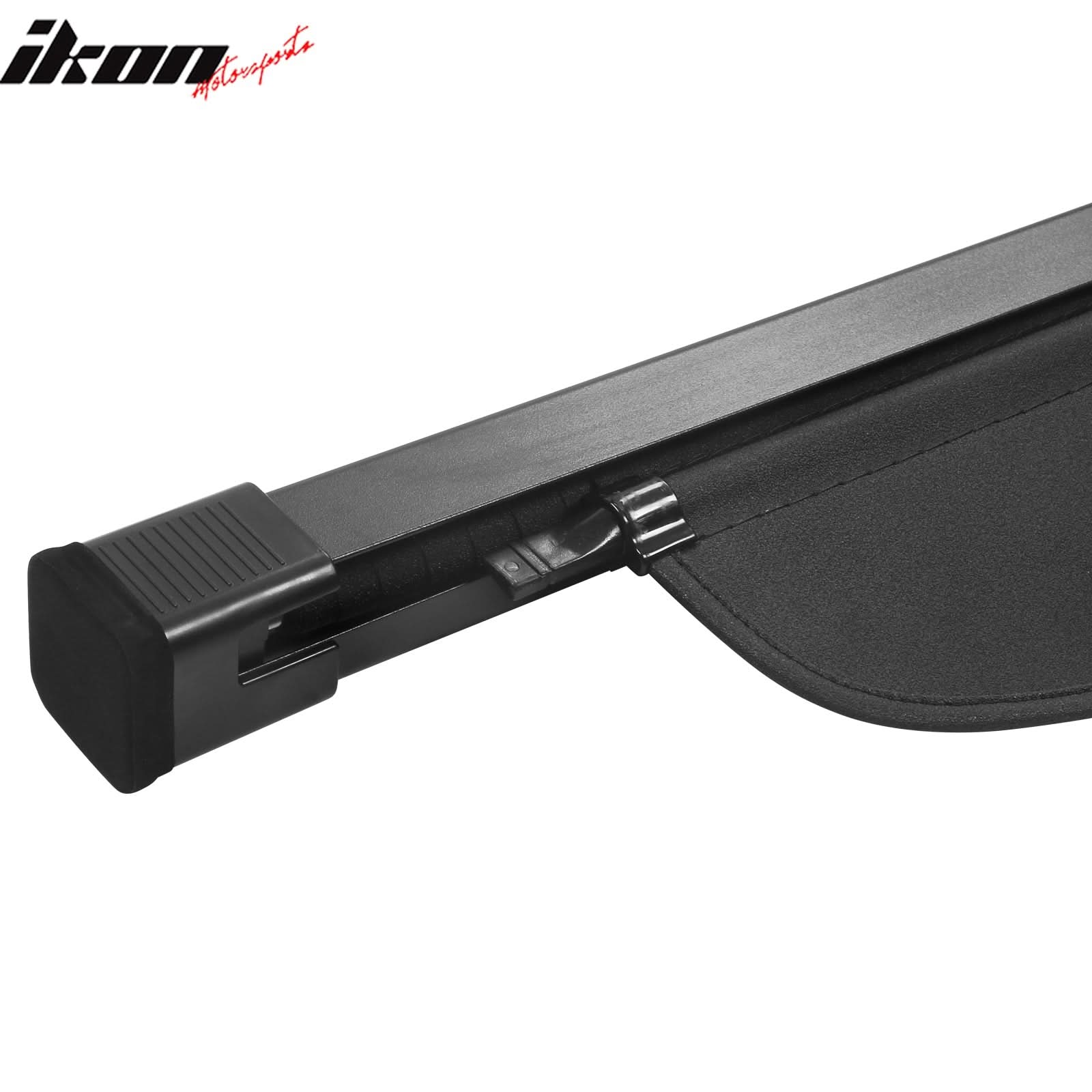 2018-2023 Volkswagen Atlas 4DR Black Rear Cargo Cover PVC Aluminum Rod - Image 5