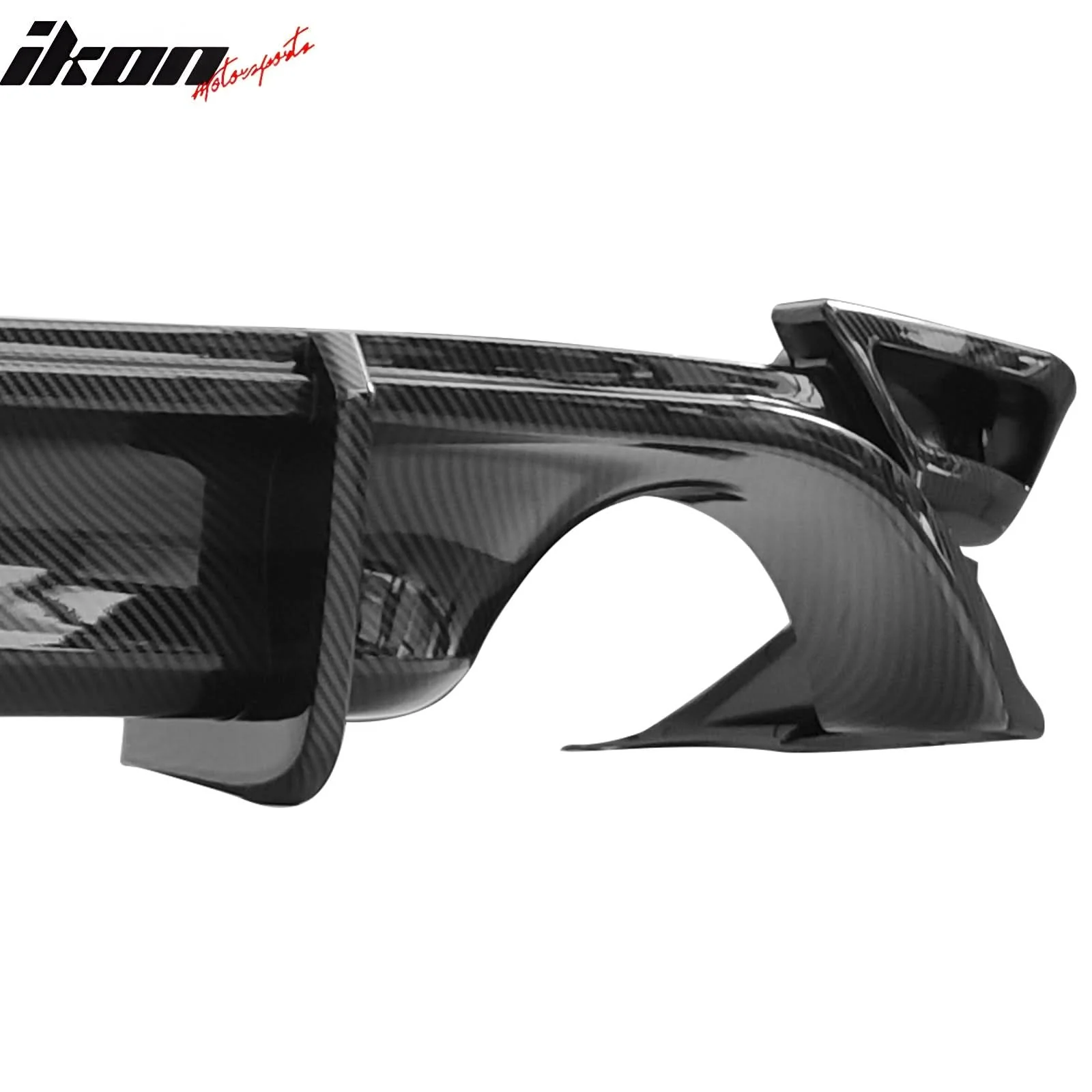 2018-2024 Toyota Camry LE XLE Carbon Fiber Print Rear Diffuser Lip PP - Image 10