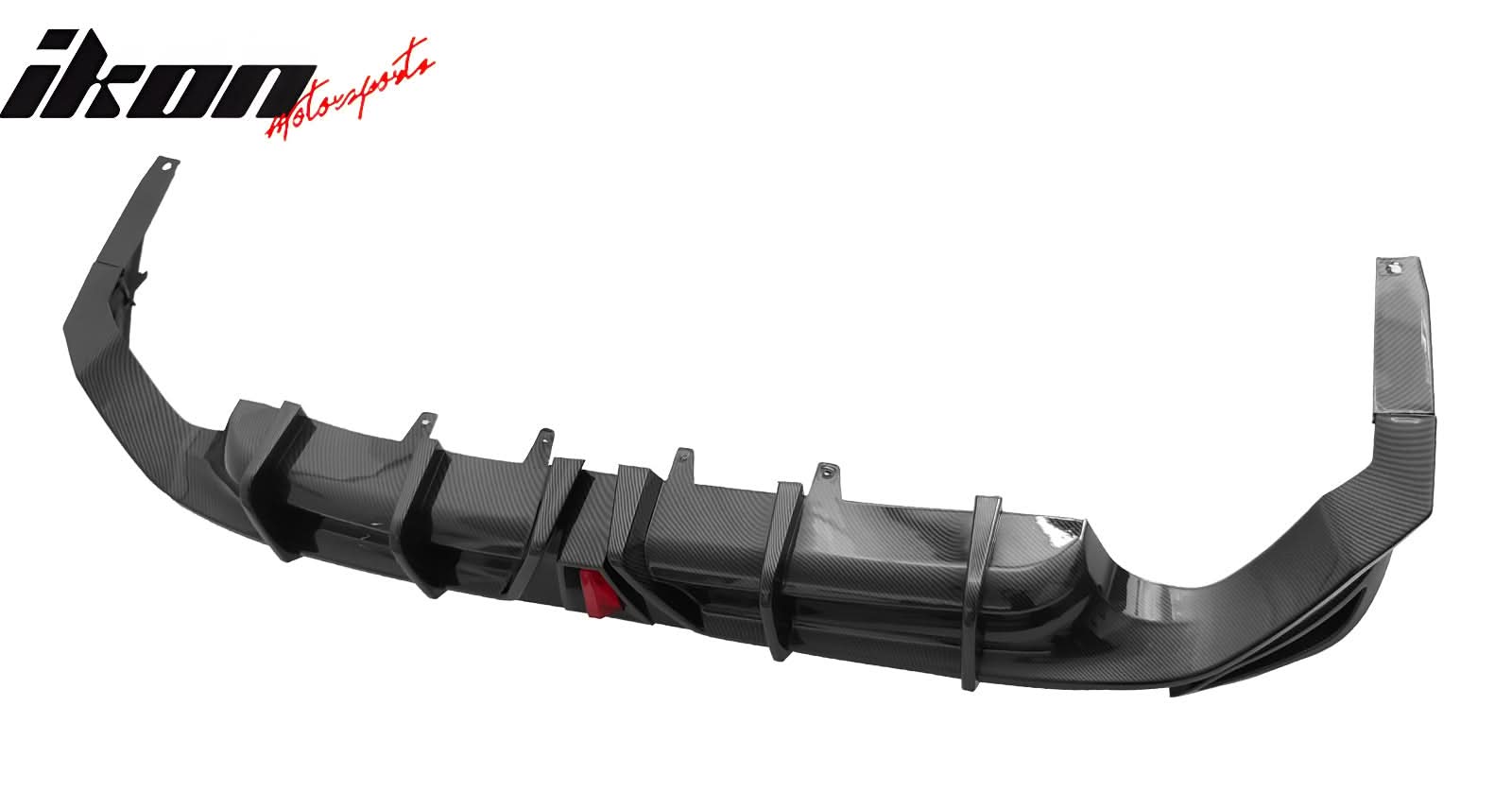 2018-2024 Toyota Camry LE XLE Carbon Fiber Print Rear Diffuser Lip PP - Image 5