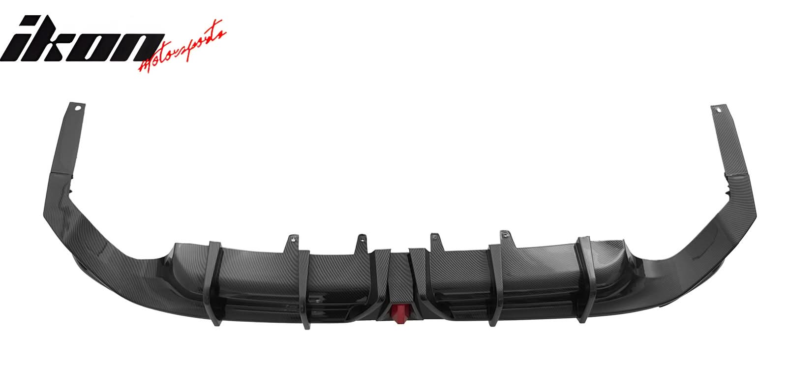 2018-2024 Toyota Camry LE XLE Carbon Fiber Print Rear Diffuser Lip PP - Image 6