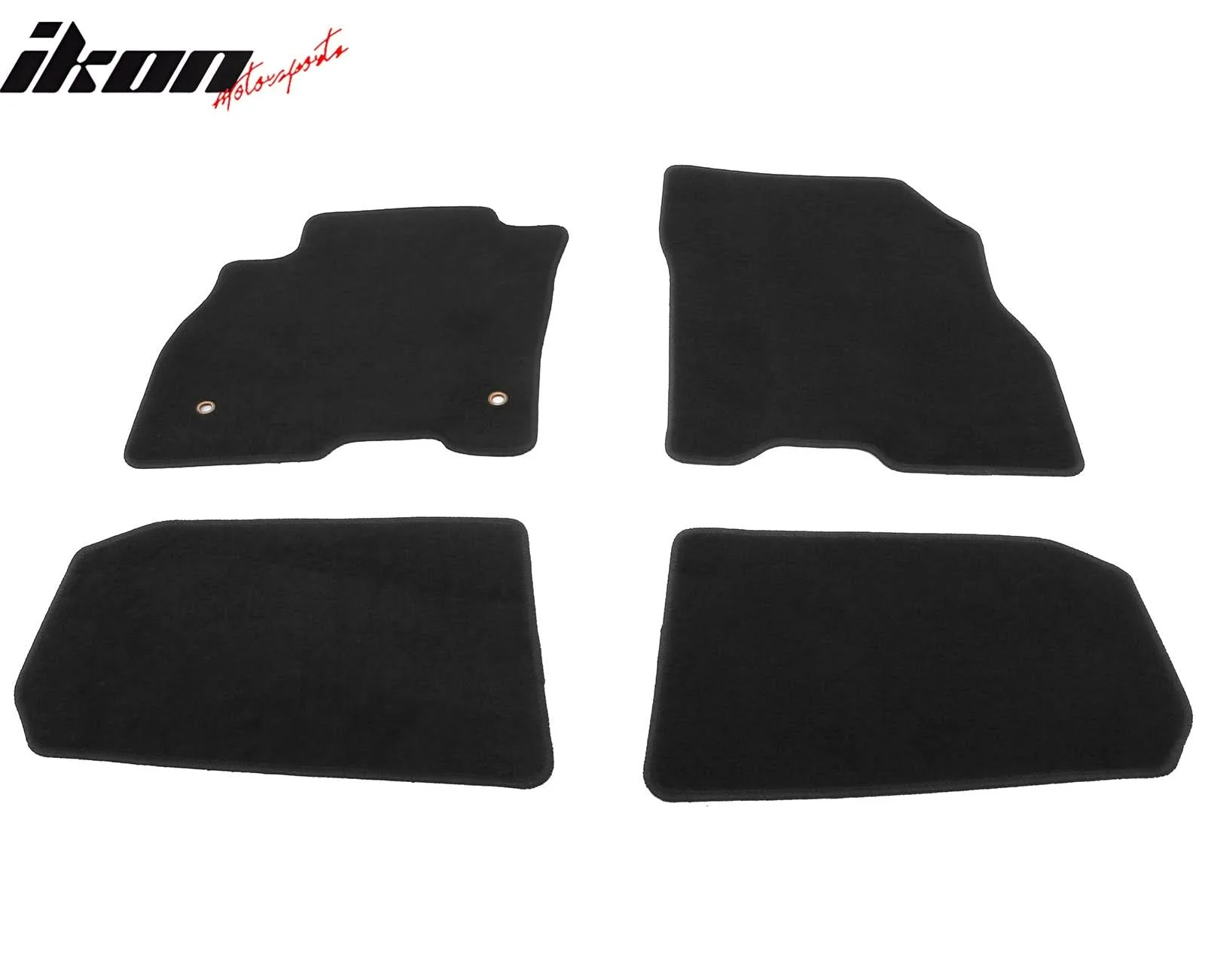 2018-2025 Nissan LEAF OE Black Front Rear Floor Mats Carpets Nylon - Image 2