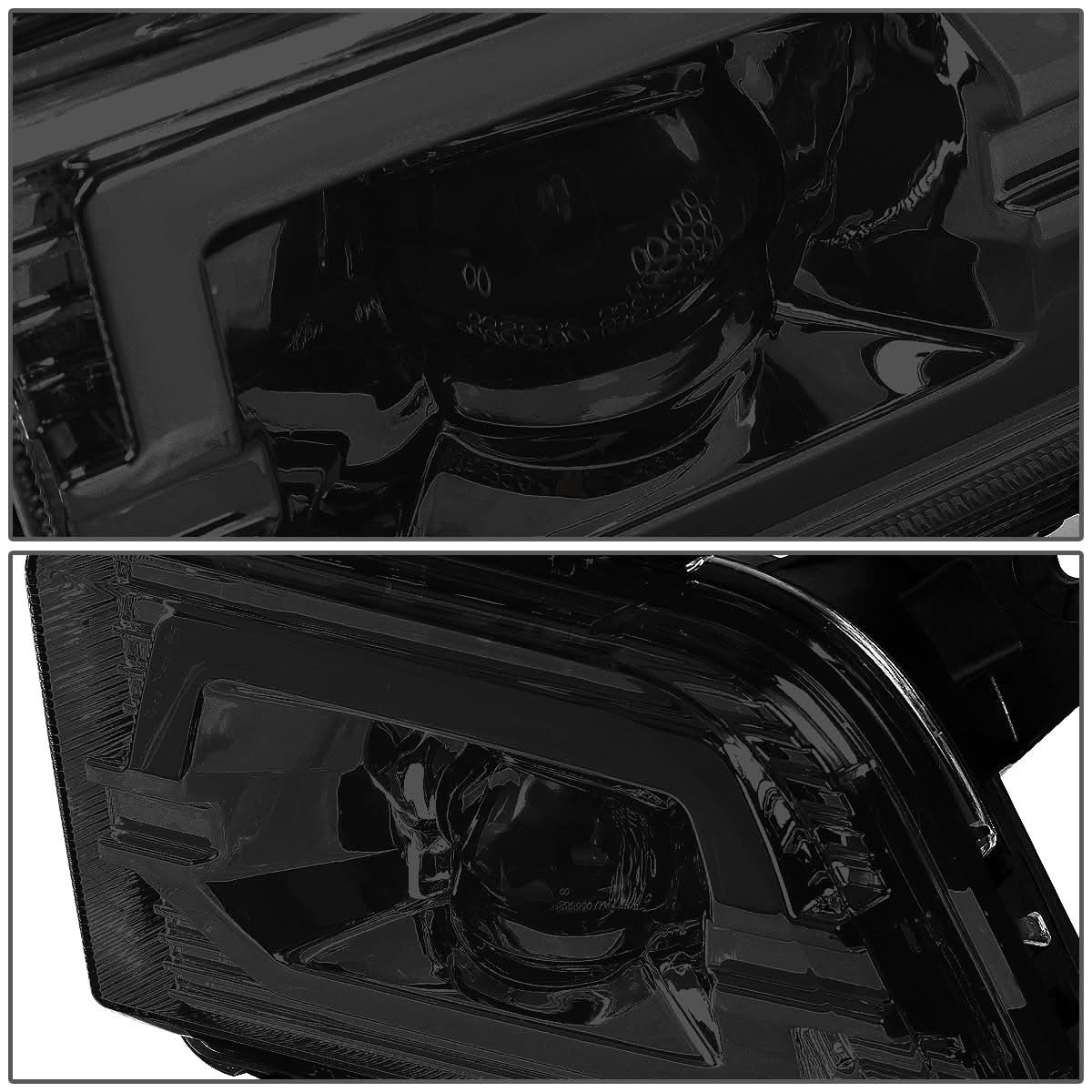 2019-2020 Chevrolet Silverado 1500 LED Fog Lights with Switch - Smoke - Image 5