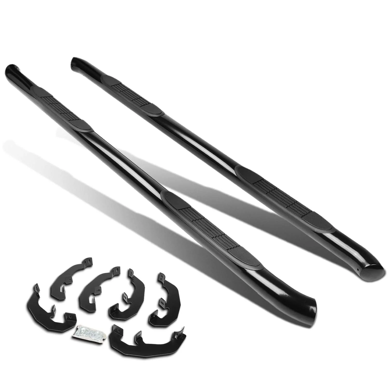 2019-2020 Chevrolet Silverado GMC Sierra 3" Nerf Bars - Black - Image 2