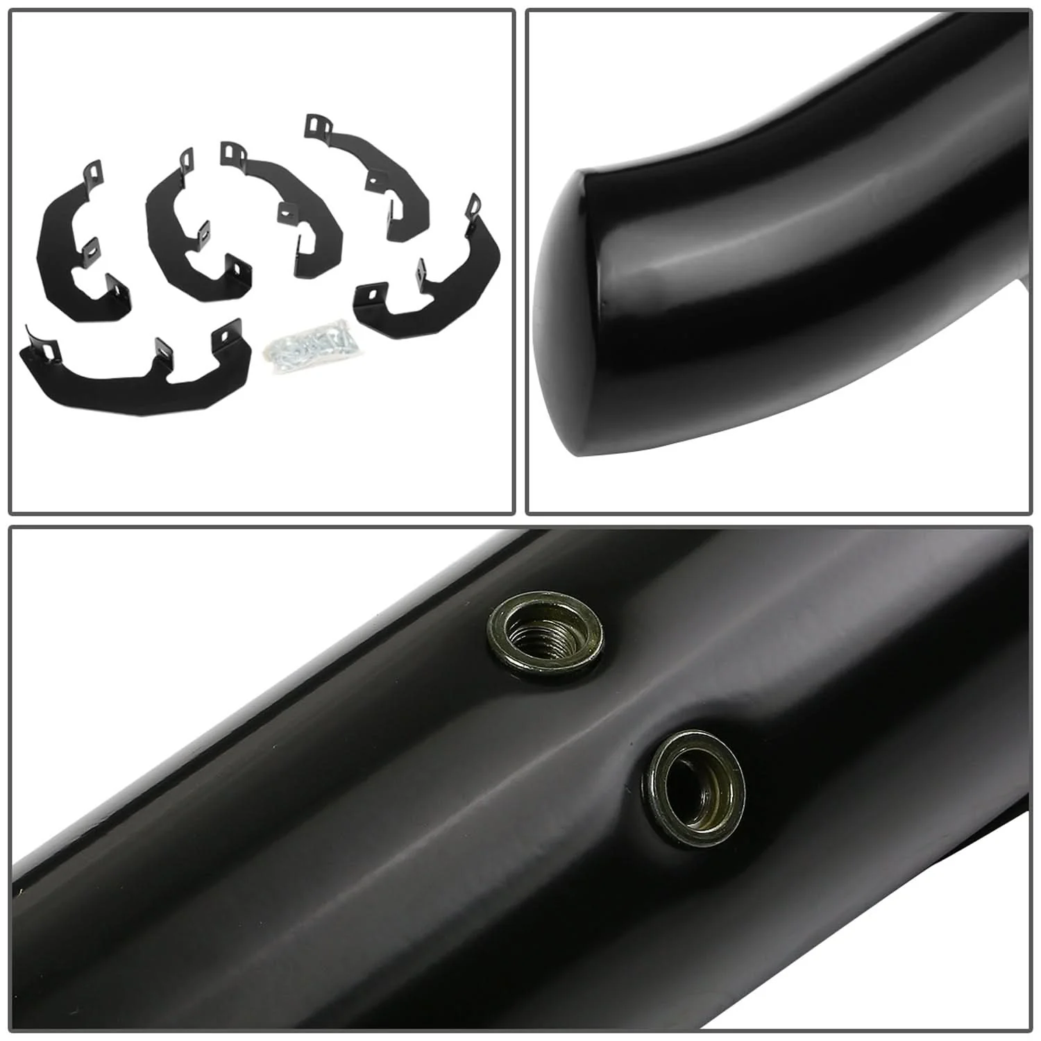 2019-2020 Chevrolet Silverado GMC Sierra 3" Nerf Bars - Black - Image 4