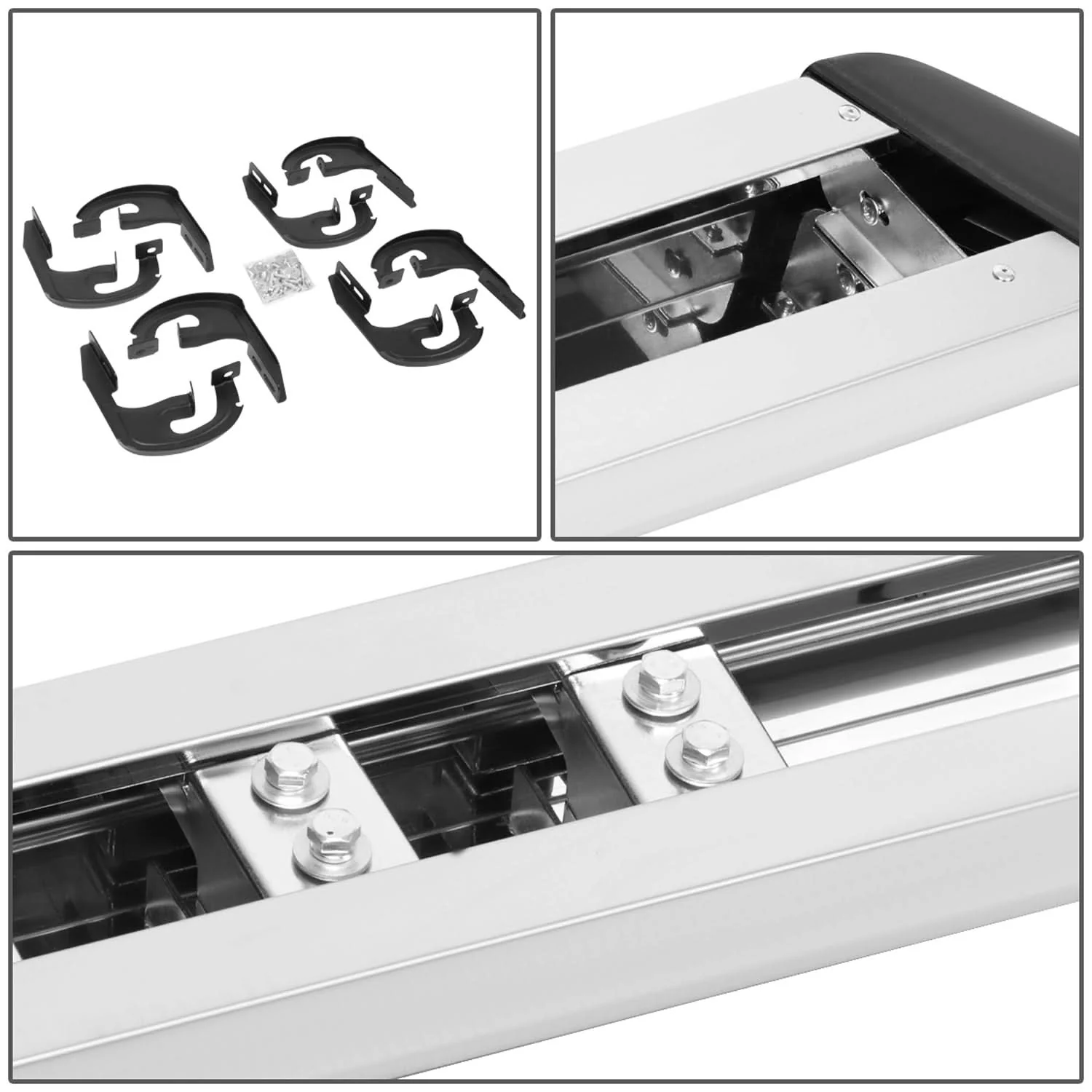 2019-2020 Chevrolet Silverado GMC Sierra 5 Inch Oval Nerf Bars Chrome - Image 5