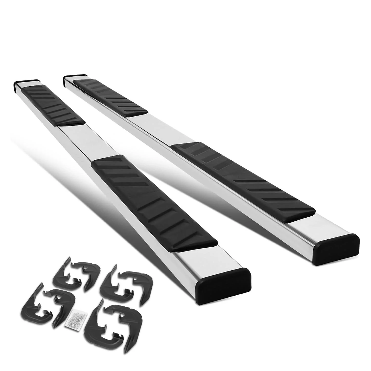 2019-2020 Chevrolet Silverado GMC Sierra 5" Nerf Bar Step Bar Chrome - Image 2