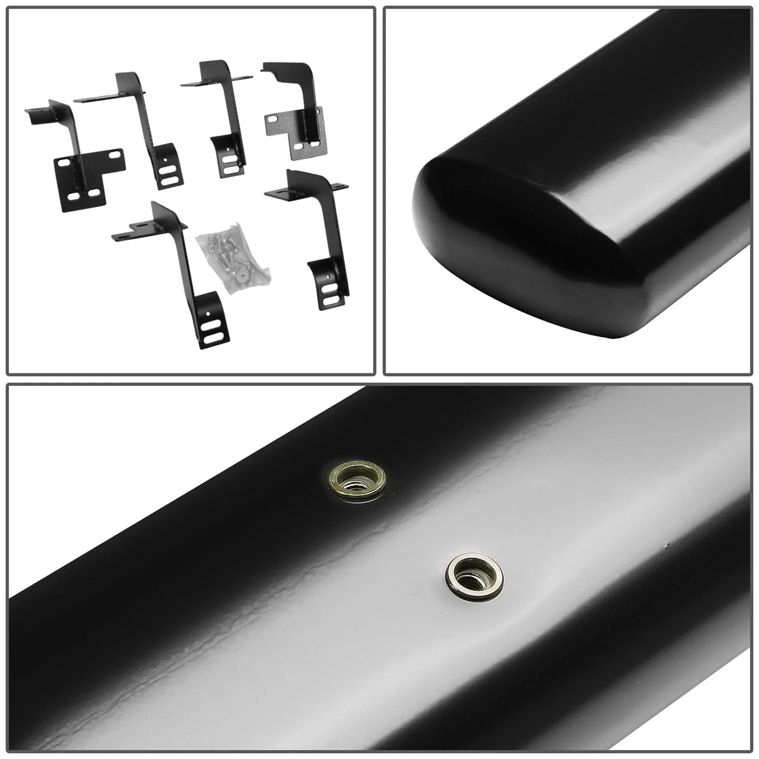 2019-2020 Dodge Ram 1500 Crew Cab 5" Oval Nerf Bars - Black - Image 5