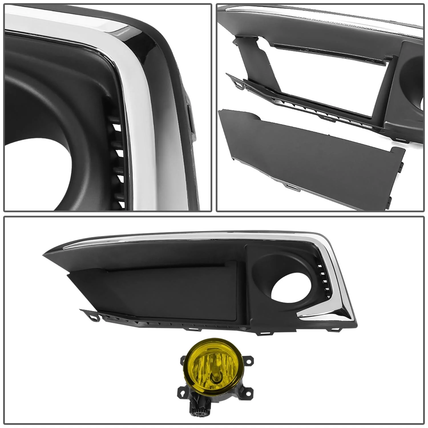 2019-2020 Honda Civic Fog Lights with Switch & Chrome Bezel - Image 5
