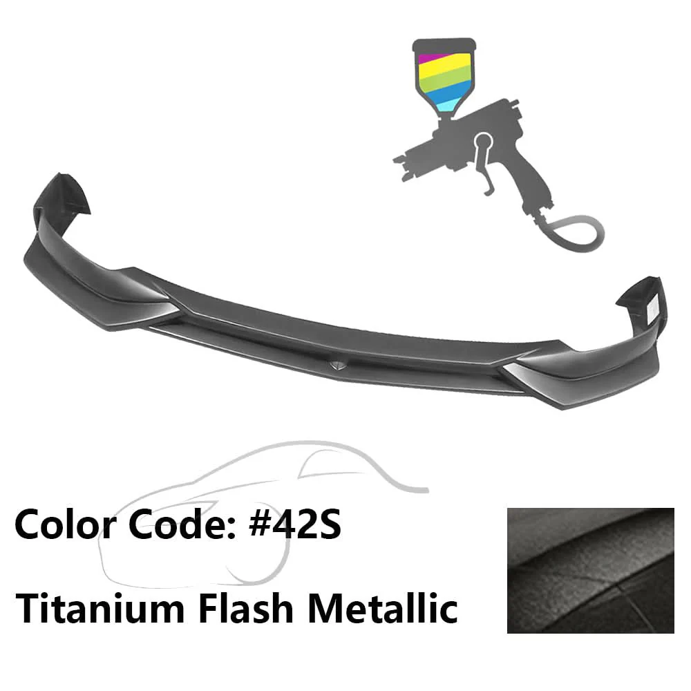 2019-2020 Mazda 3 4DR Front Bumper Lip Spoiler PP Sedan - Image 6