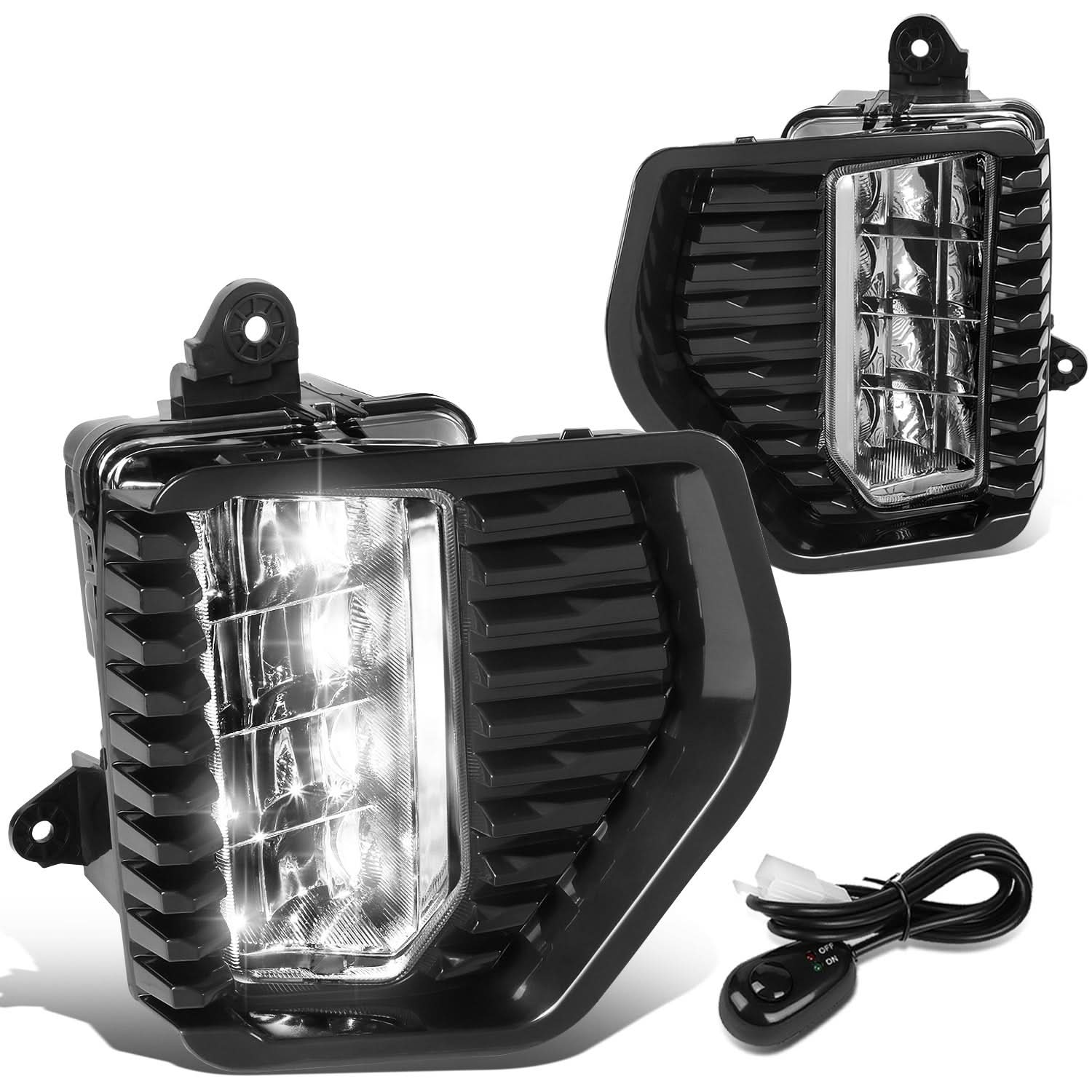 2019-2022 GMC Sierra 1500 Clear Fog Lights - Image 2