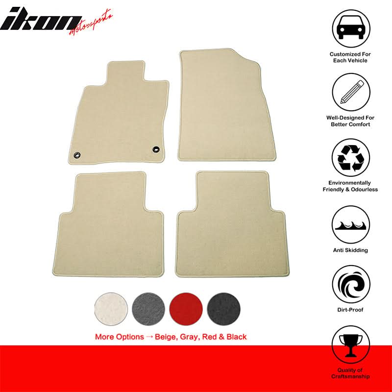 2019-2022 Honda Insight Nylon Floor Mats Liner Front Rear Carpet - Image 13