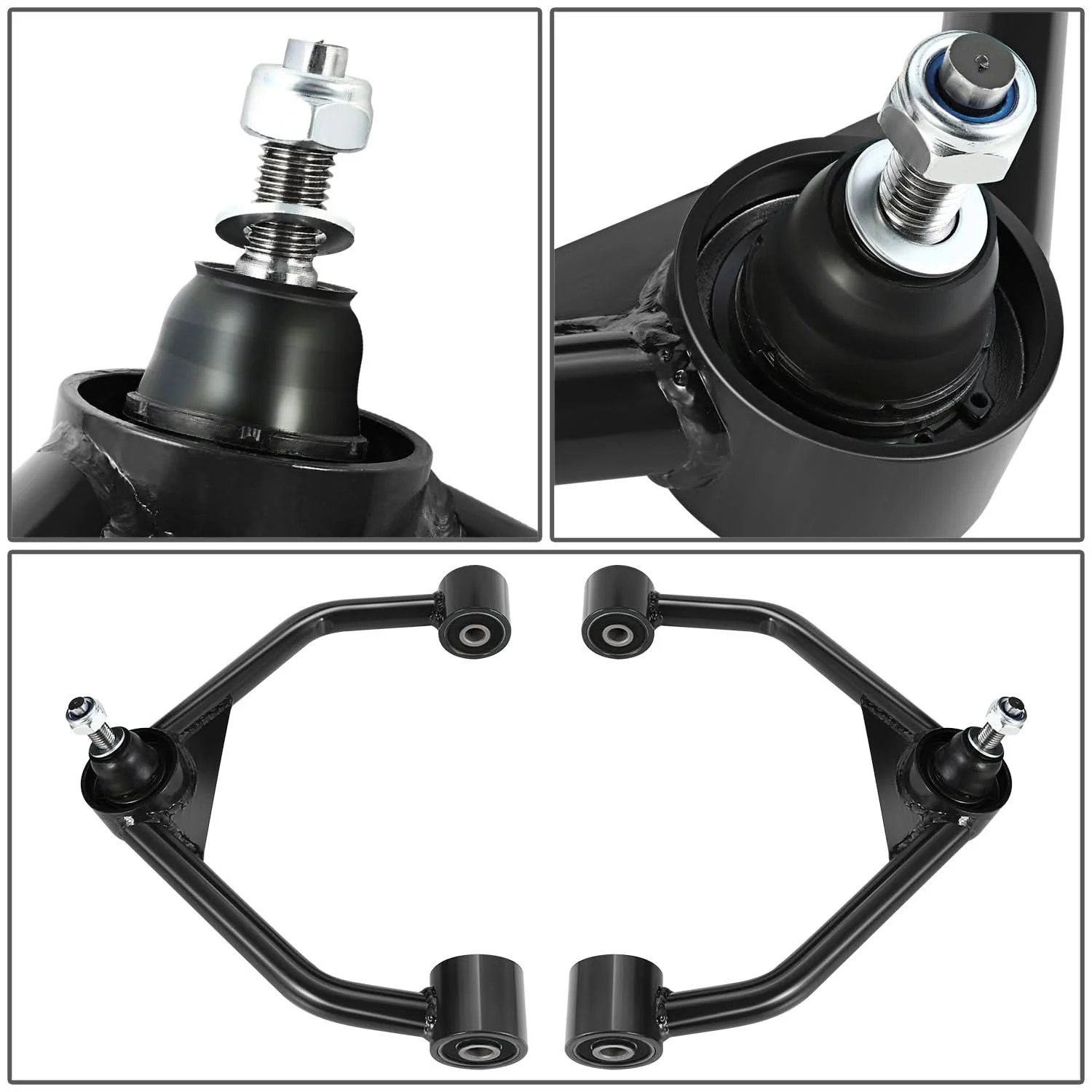 2019-2022 RAM 1500 Front Upper Control Arms Black - Image 4