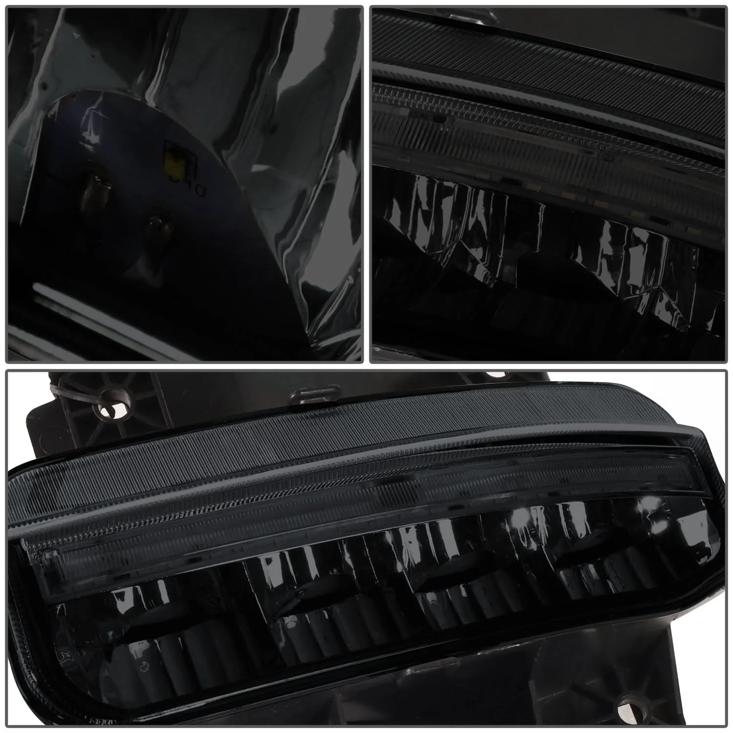 2019-2022 RAM 1500 LED DRL Fog Lights - Smoked - Image 5
